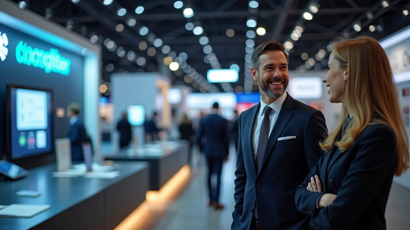 Our team at an industry fair